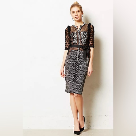 Byron Lars Dresses & Skirts - Beguile by Byron Lars Allusione Sheath Dress in Black - 4